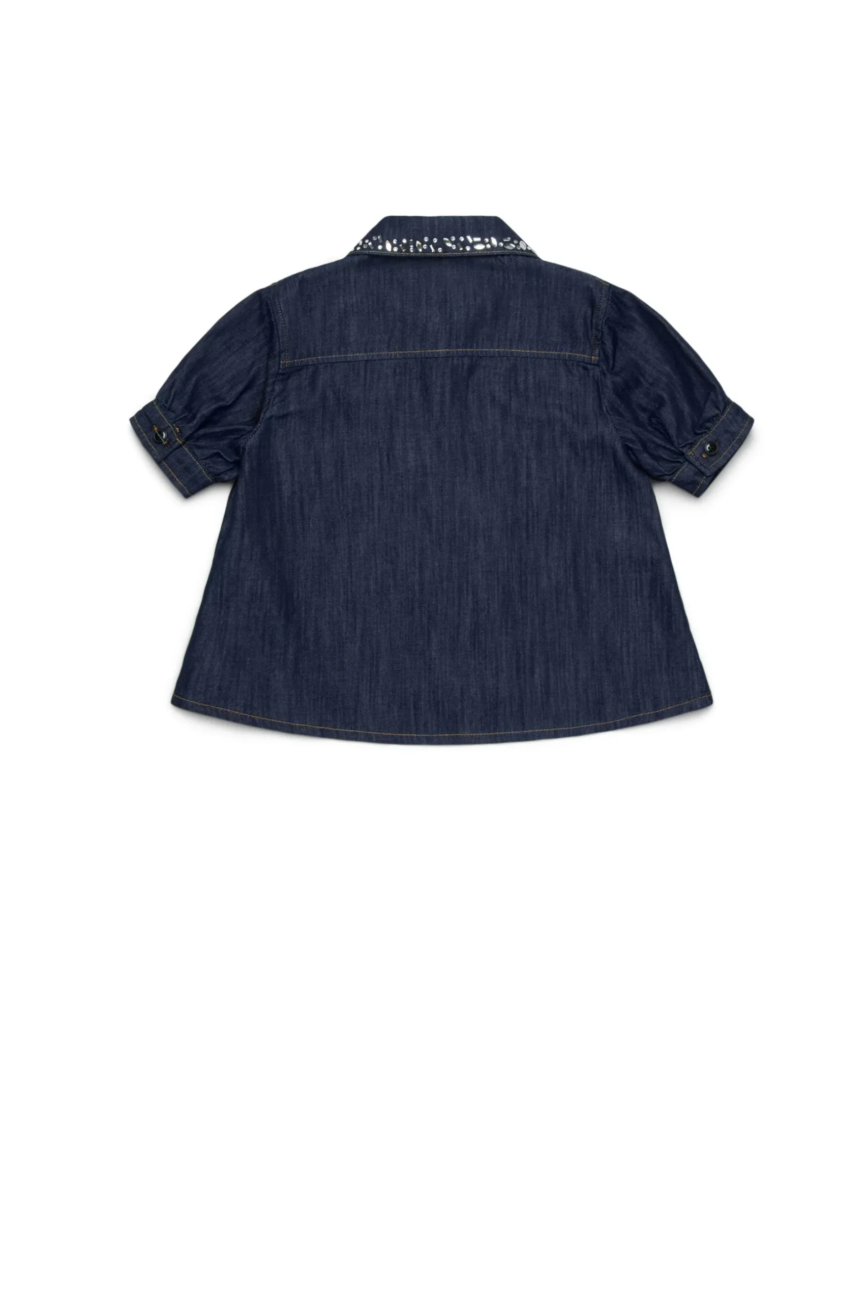 MARNI Camicia in denim scuro con rhinestones | Bambino Camicie | Denim-Mania