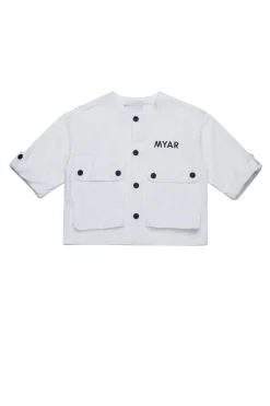 MYAR Camicia in misto lino con logo | Bambino Camicie | Camicie