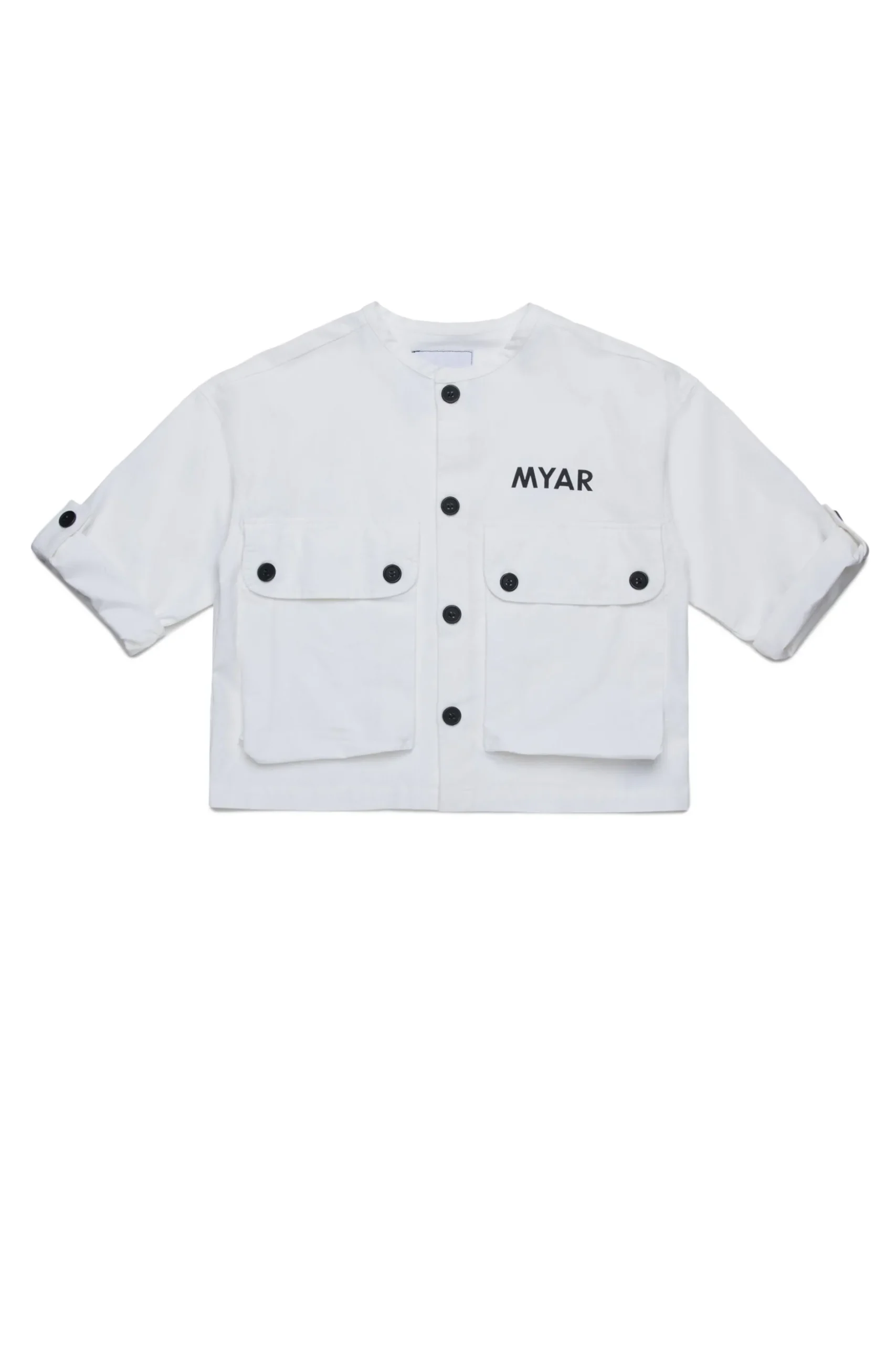 MYAR Camicia in misto lino con logo | Bambino Camicie | Camicie