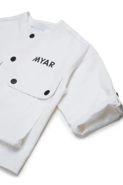 MYAR Camicia in misto lino con logo | Bambino Camicie | Camicie