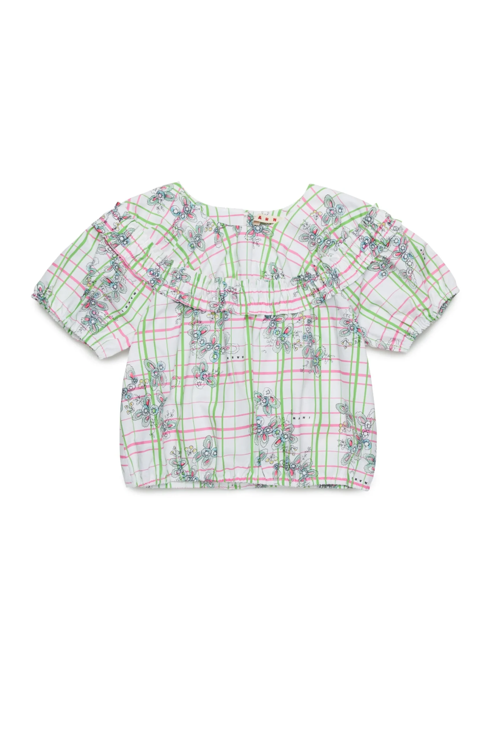 MARNI Camicia in popeline allover Greenhouse | Camicie