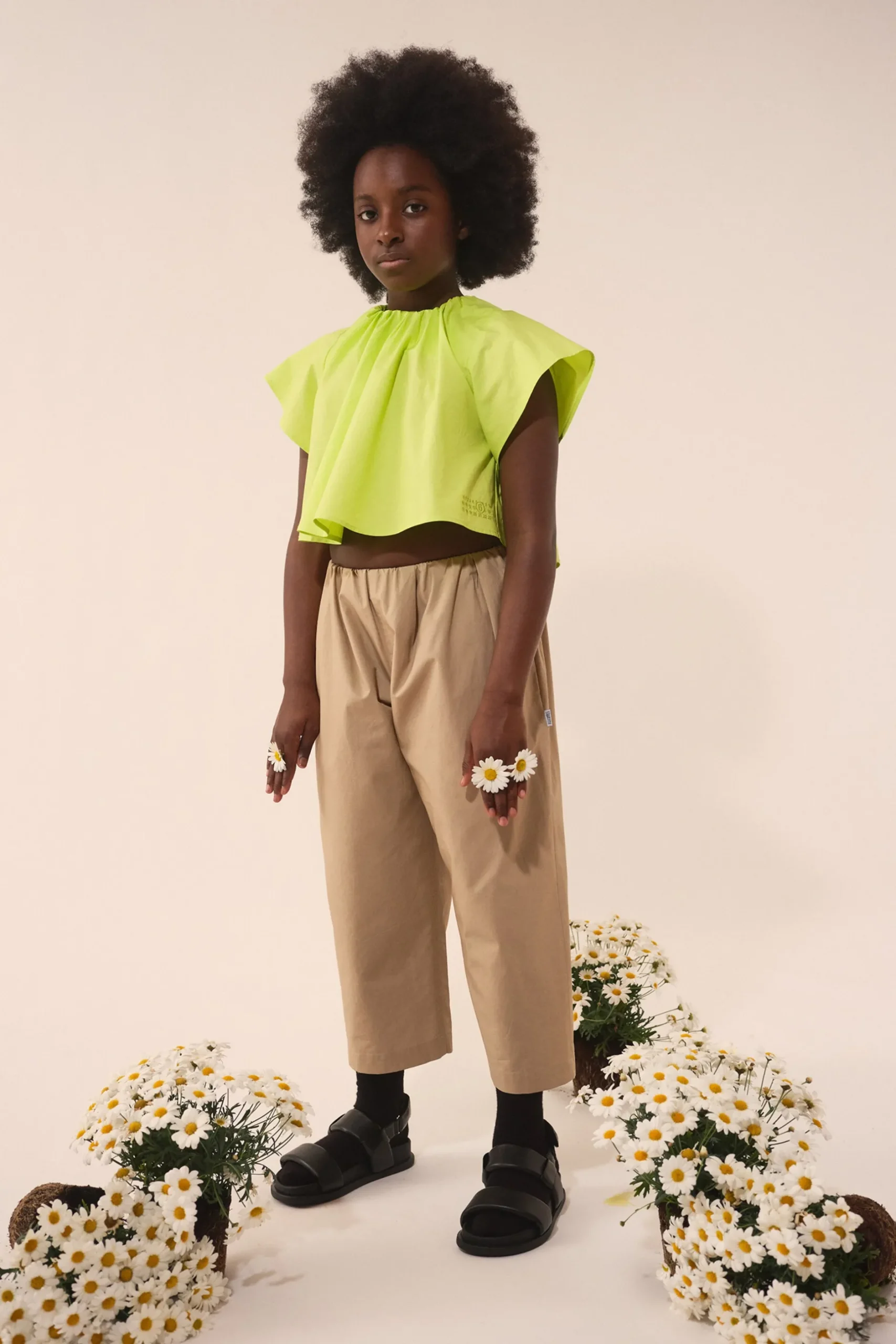 MM6 MAISON MARGIELA Camicia in popeline con arricciature | Bambino Camicie | Camicie