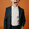 N°21 Camicia in popeline con grafica | Bambino Party Looks | Party Looks