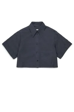 MM6 MAISON MARGIELA Camicia in popeline con maniche risvoltate | Bambino Camicie | Camicie