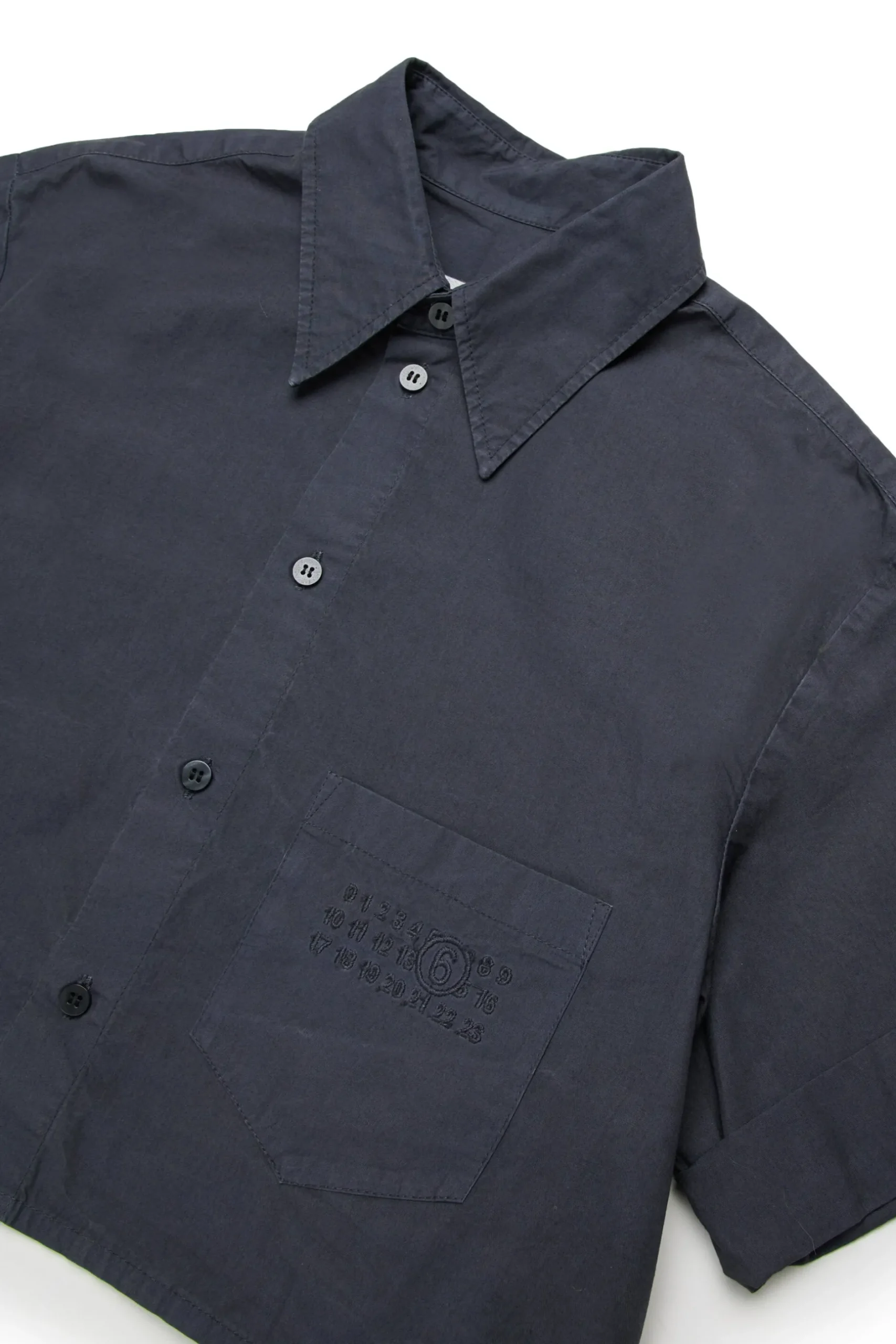 MM6 MAISON MARGIELA Camicia in popeline con maniche risvoltate | Bambino Camicie | Camicie