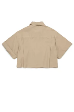 MM6 MAISON MARGIELA Camicia in popeline con maniche risvoltate | Bambino Camicie | Camicie