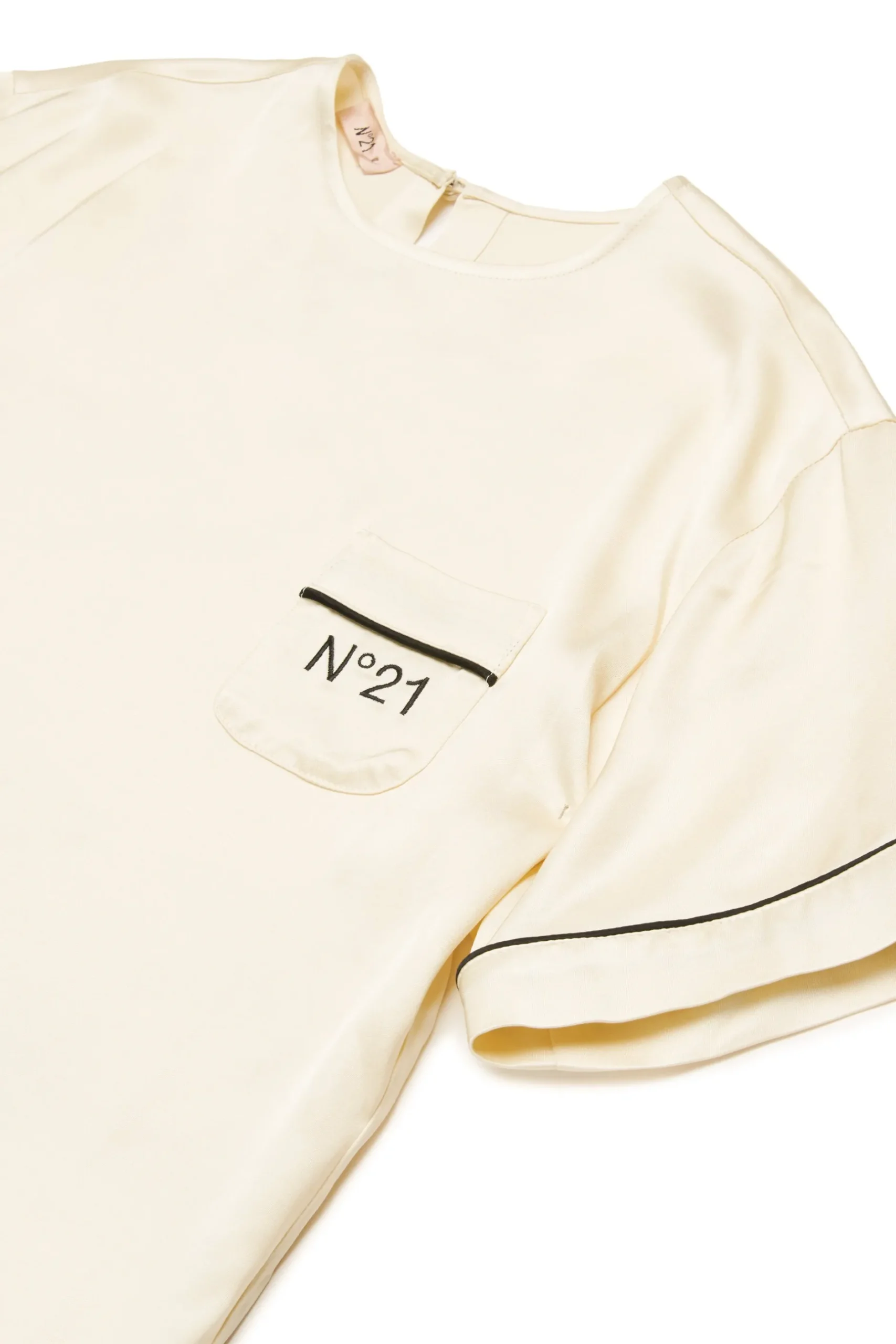 N°21 Camicia in satin con logo | Camicie
