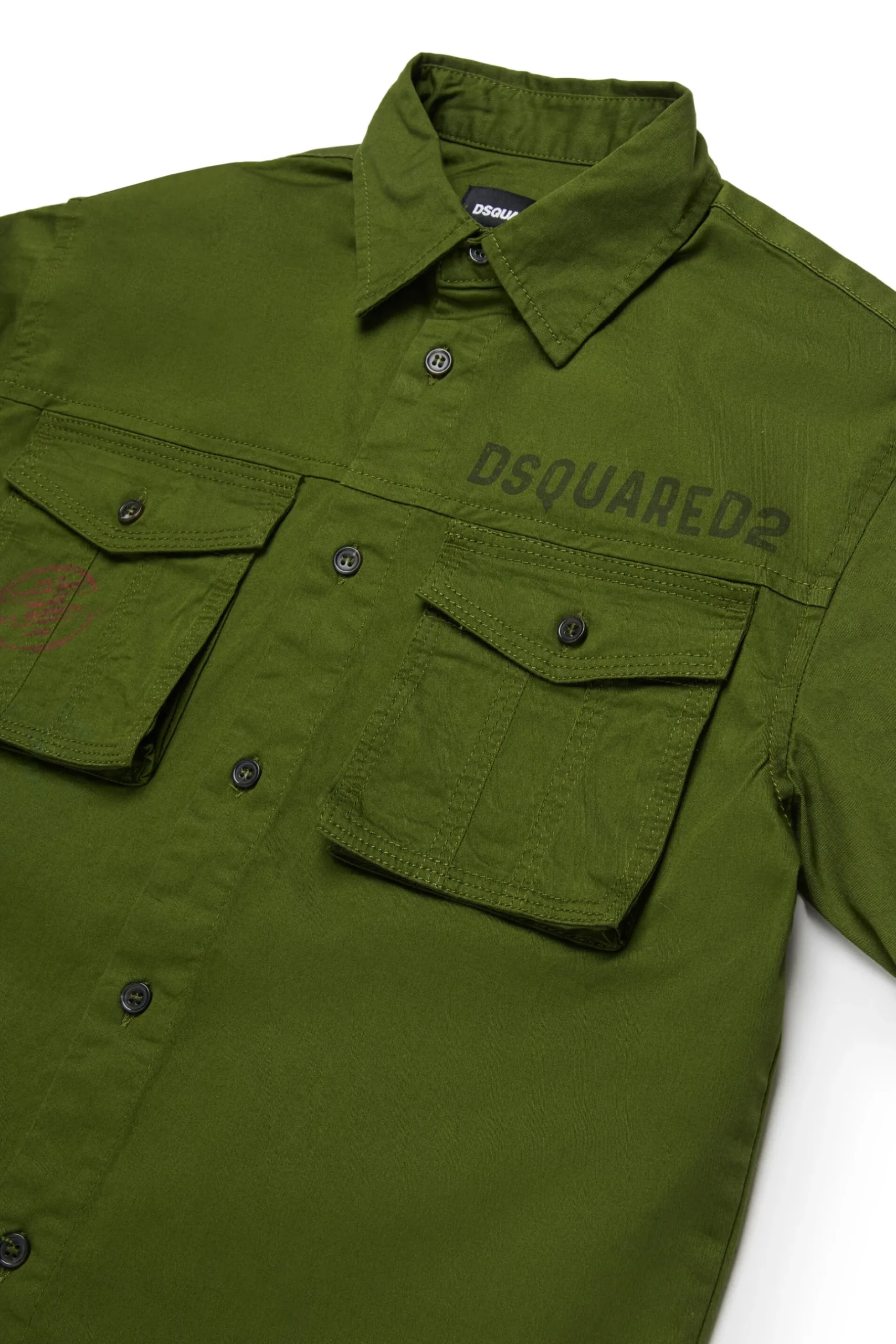 DSQUARED2 Camicia manica corta con grafica Passport | Bambino Camicie