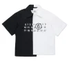 MM6 MAISON MARGIELA Camicia re-cut in popeline colorblock | Bambino Camicie | Logomania