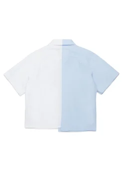 MM6 MAISON MARGIELA Camicia re-cut in popeline colorblock | Bambino Camicie | Logomania