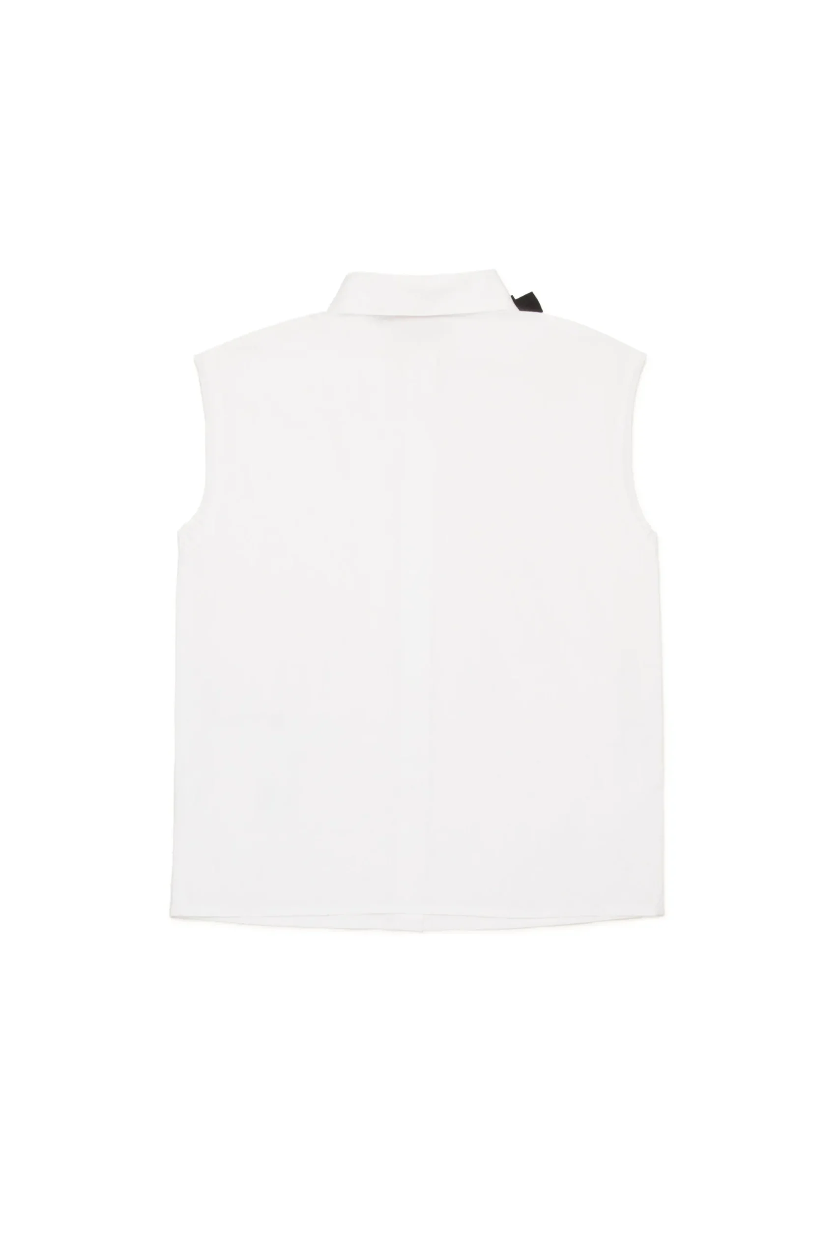 N°21 Camicia smanicata in popeline con fiocco | Camicie