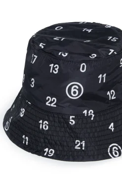 MM6 MAISON MARGIELA Cappello alla pescatora allover Numeric logo | Bambino Berretti E Cappelli | Logomania