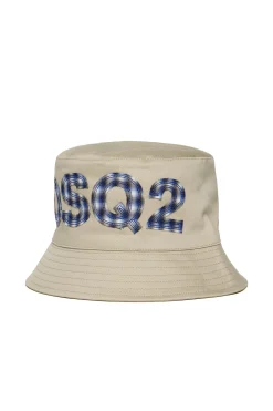 DSQUARED2 Cappello alla pescatora con logo DSQ2 | Bambino Berretti E Cappelli | Logomania