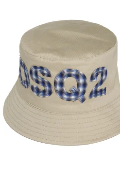 DSQUARED2 Cappello alla pescatora con logo DSQ2 | Bambino Berretti E Cappelli | Logomania