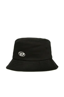 DIESEL Cappello alla pescatora in gabardina con logo Oval D | Bambino Berretti E Cappelli | Oval D By Diesel