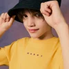 MARNI Cappello alla pescatora in gabardina con logo | Bambino Berretti E Cappelli | Logomania