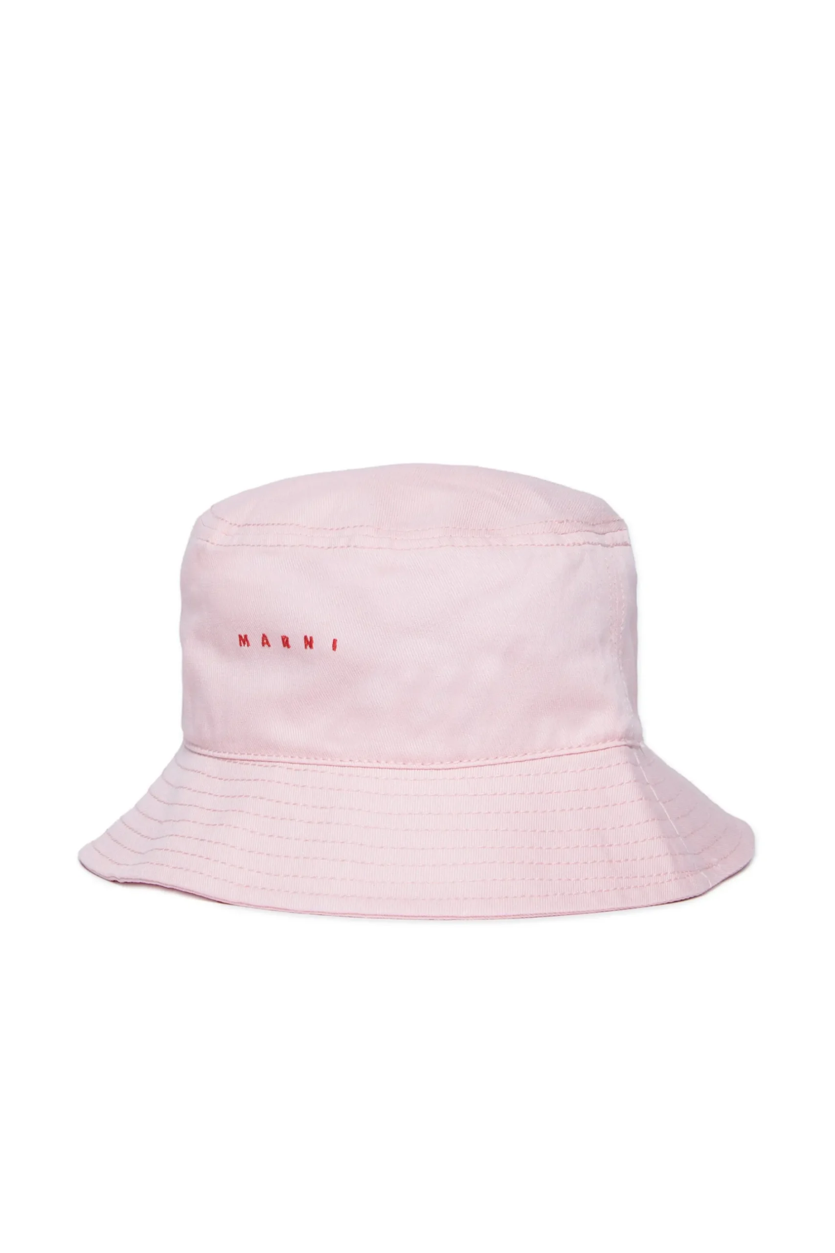 MARNI Cappello alla pescatora in gabardina con logo | Bambino Berretti E Cappelli | Logomania