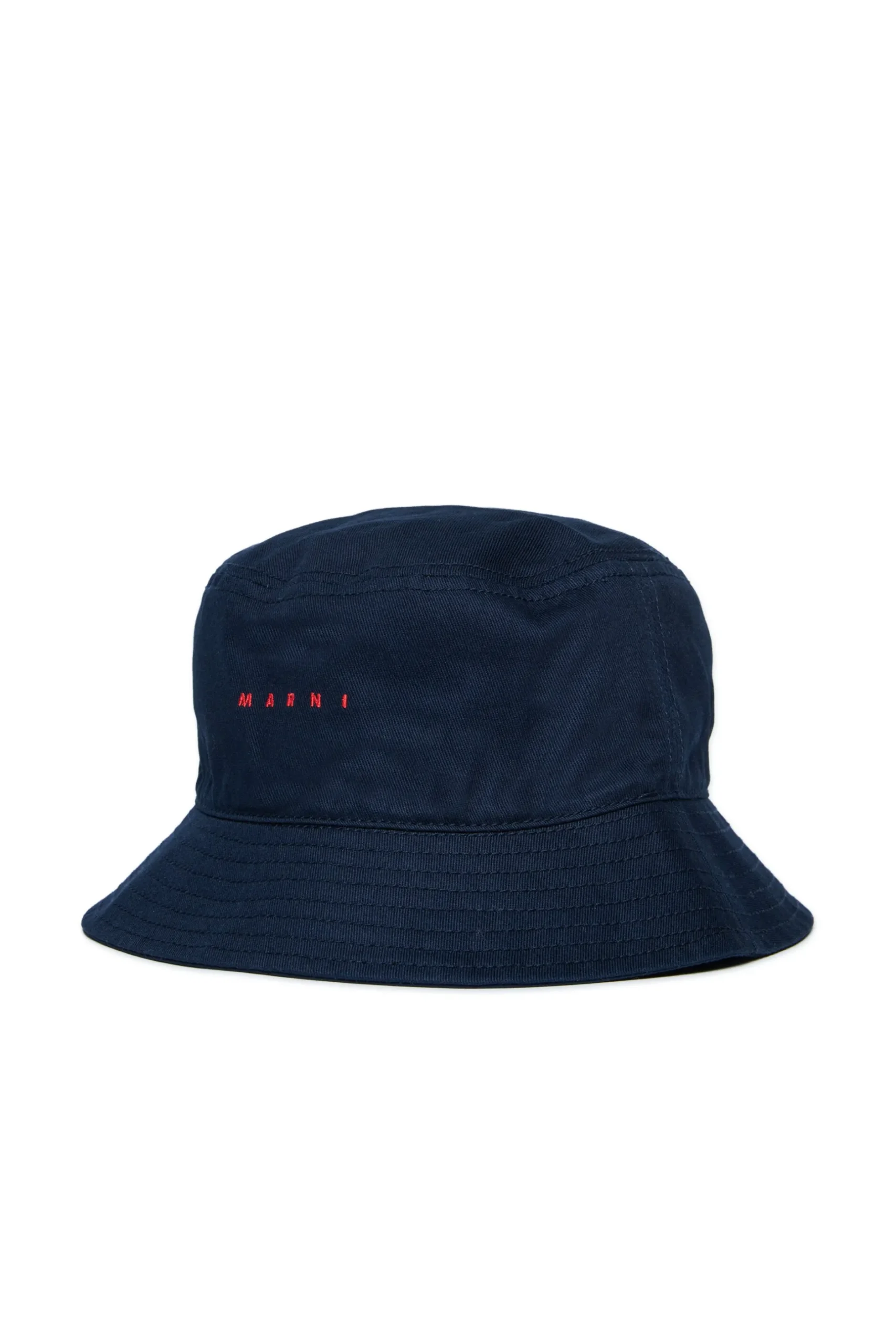 MARNI Cappello alla pescatora in gabardina con logo | Bambino Berretti E Cappelli | Logomania