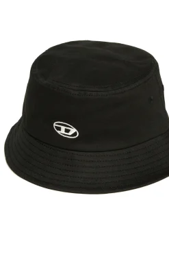 DIESEL Cappello alla pescatora in gabardina con logo Oval D | Bambino Berretti E Cappelli | Oval D By Diesel