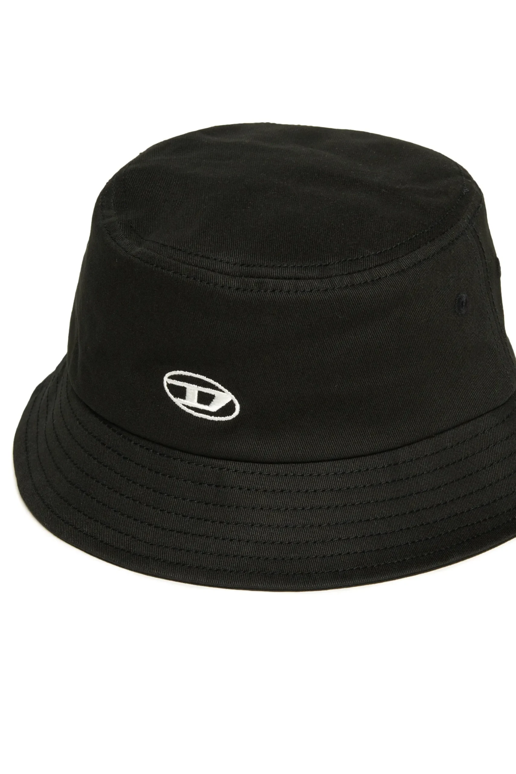 DIESEL Cappello alla pescatora in gabardina con logo Oval D | Bambino Berretti E Cappelli | Oval D By Diesel
