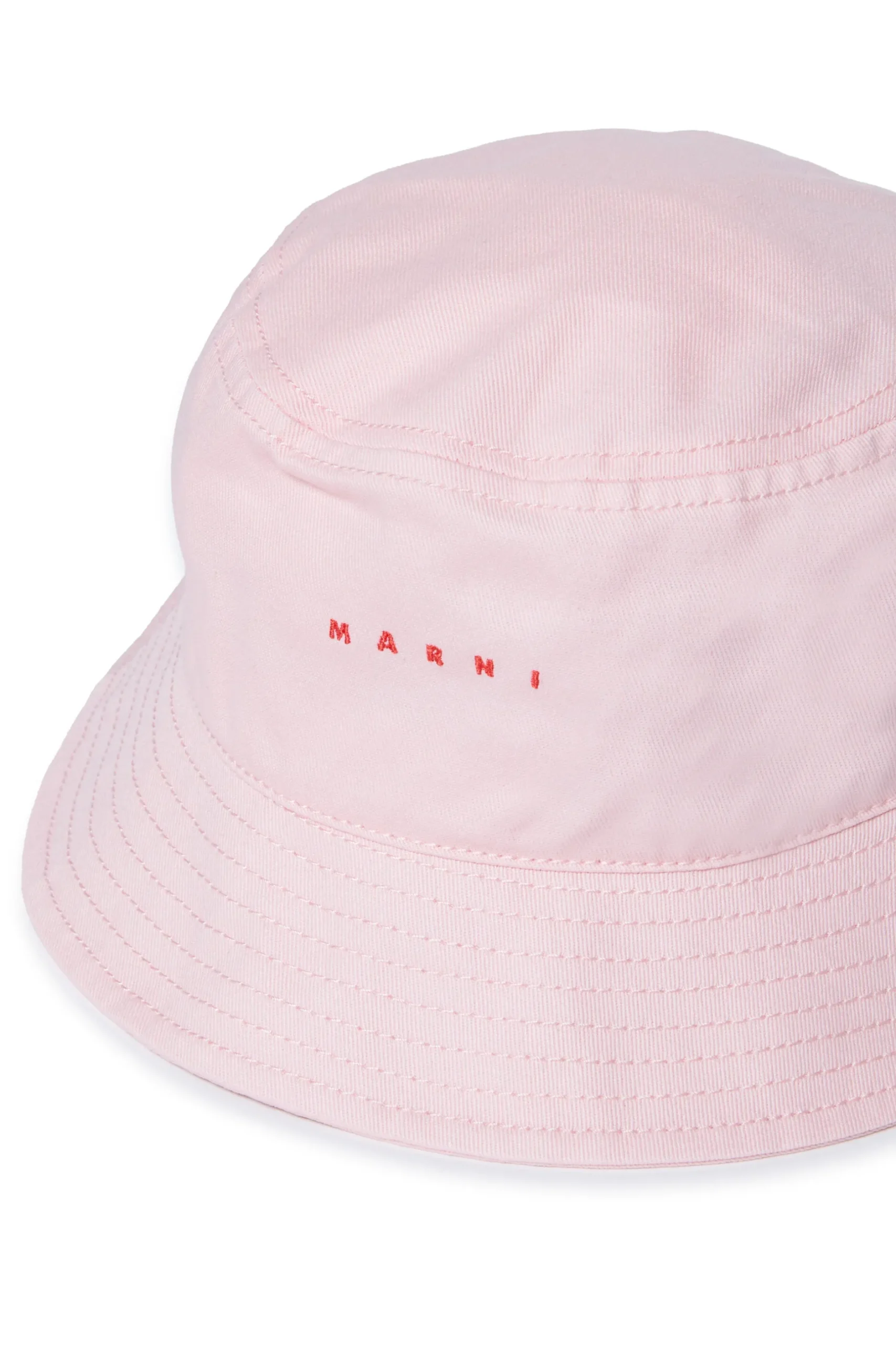 MARNI Cappello alla pescatora in gabardina con logo | Bambino Berretti E Cappelli | Logomania