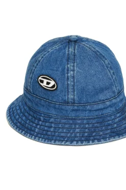 DIESEL Cappello alla pescatora in denim con patch Oval D | Bambino Accessori | Oval D By Diesel