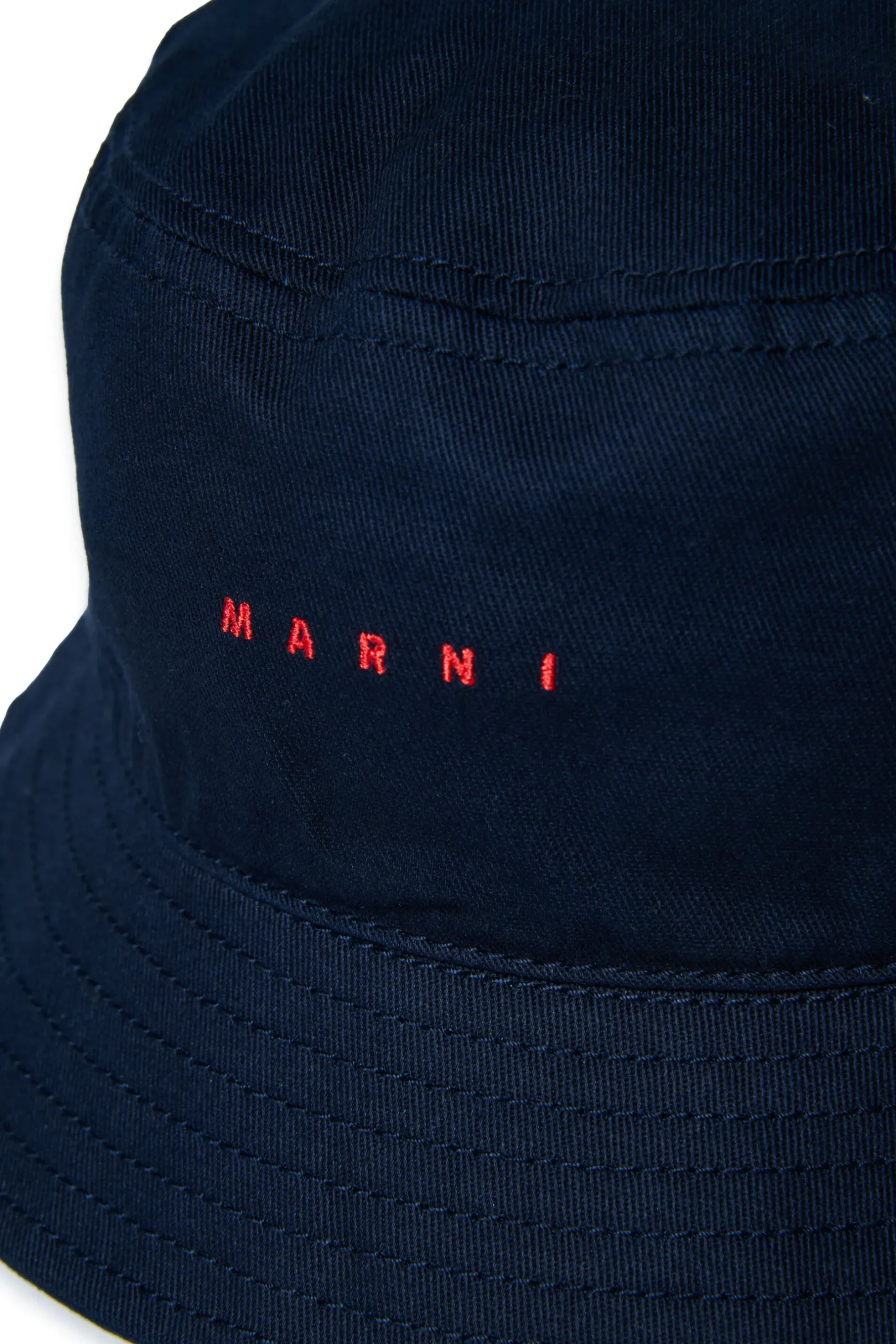 MARNI Cappello alla pescatora in gabardina con logo | Bambino Berretti E Cappelli | Logomania