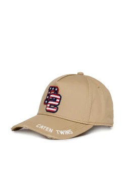 DSQUARED2 Cappello da baseball con patch D2 | Bambino Berretti E Cappelli | Logomania