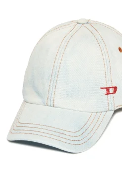 DIESEL Cappello da baseball in denim chiaro bleached | Bambino Berretti E Cappelli | Denim-Mania