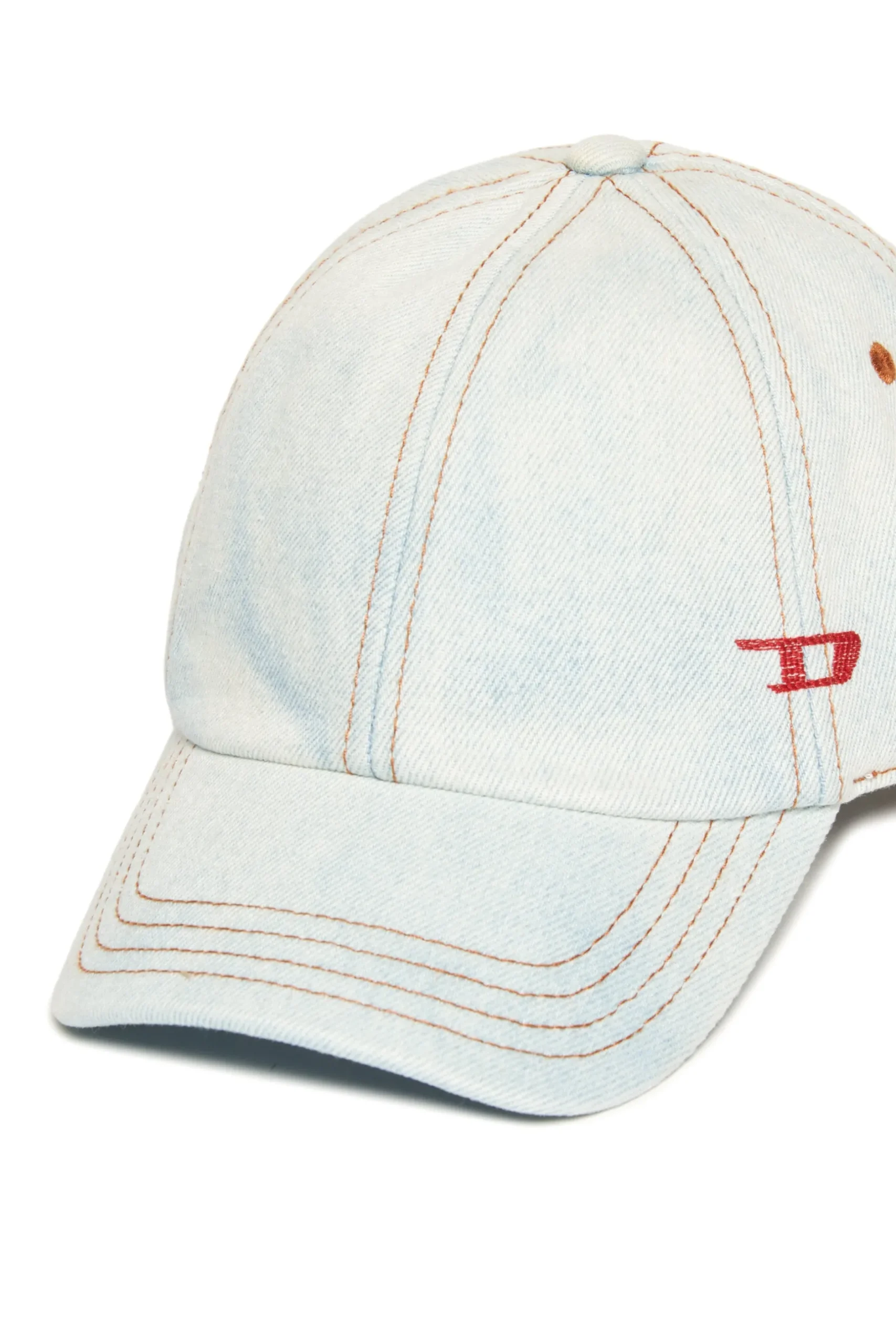DIESEL Cappello da baseball in denim chiaro bleached | Bambino Berretti E Cappelli | Denim-Mania