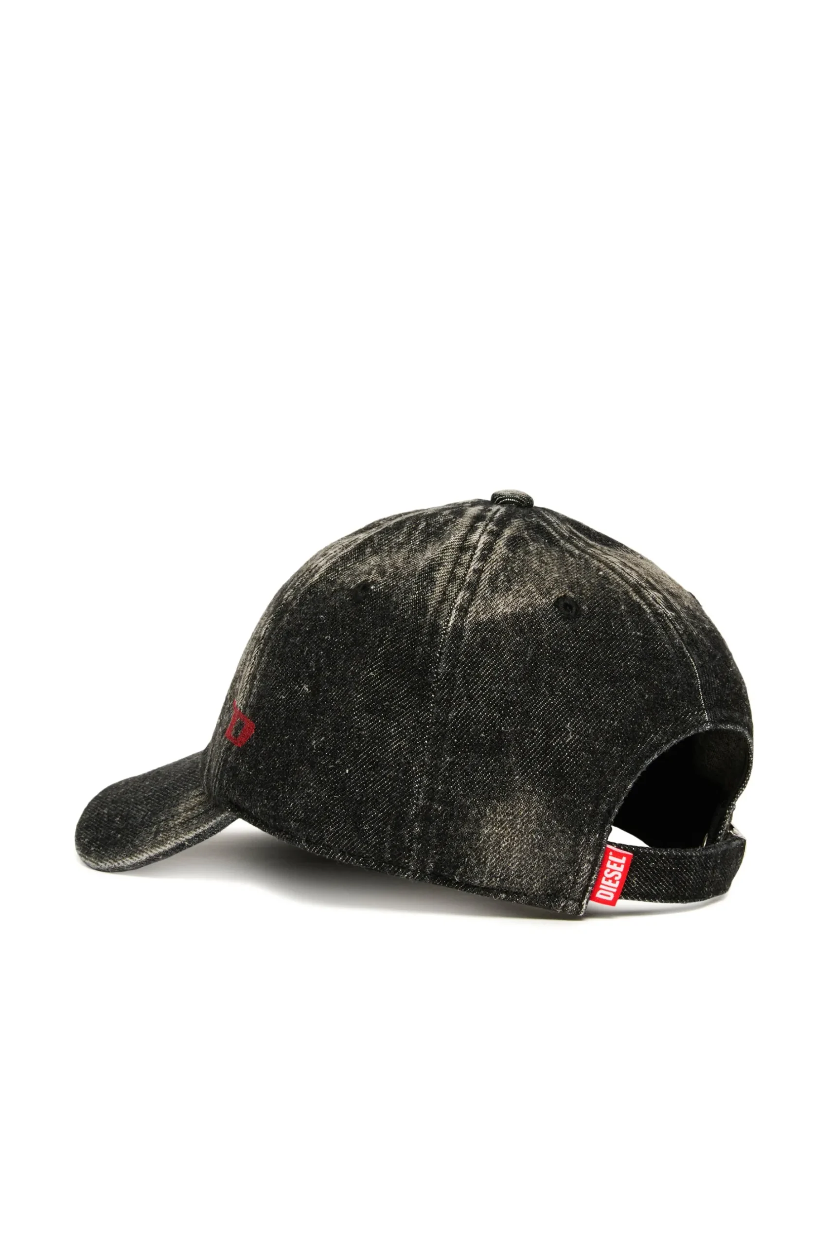 DIESEL Cappello da baseball in denim nero effetto used | Bambino Berretti E Cappelli | Denim-Mania