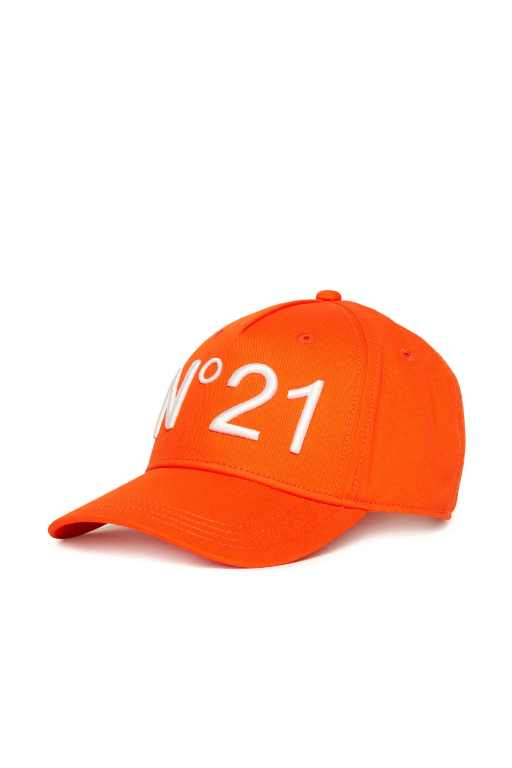 N°21 Cappello da baseball in gabardina con logo | Bambino Berretti E Cappelli | Logomania