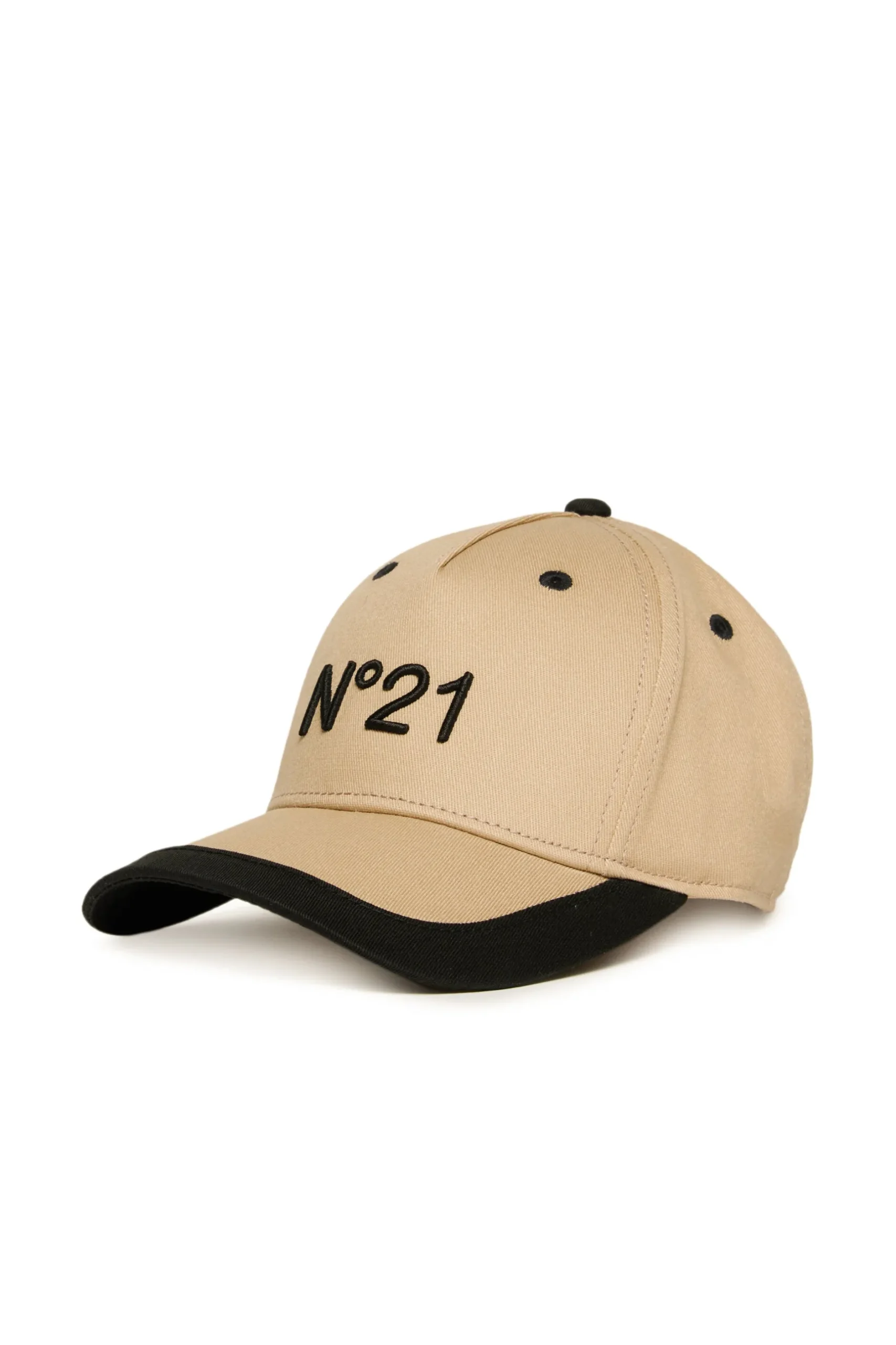 N°21 Cappello da baseball in gabardina con logo | Bambino Berretti E Cappelli | Logomania