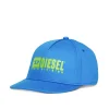 DIESEL Cappello da baseball in gabardina con logo degradé | Bambino Berretti E Cappelli | Logomania