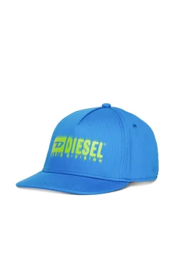 DIESEL Cappello da baseball in gabardina con logo degradé | Bambino Berretti E Cappelli | Logomania