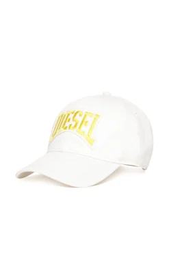 DIESEL Cappello da baseball in gabardina con patch | Bambino Logomania | Logomania