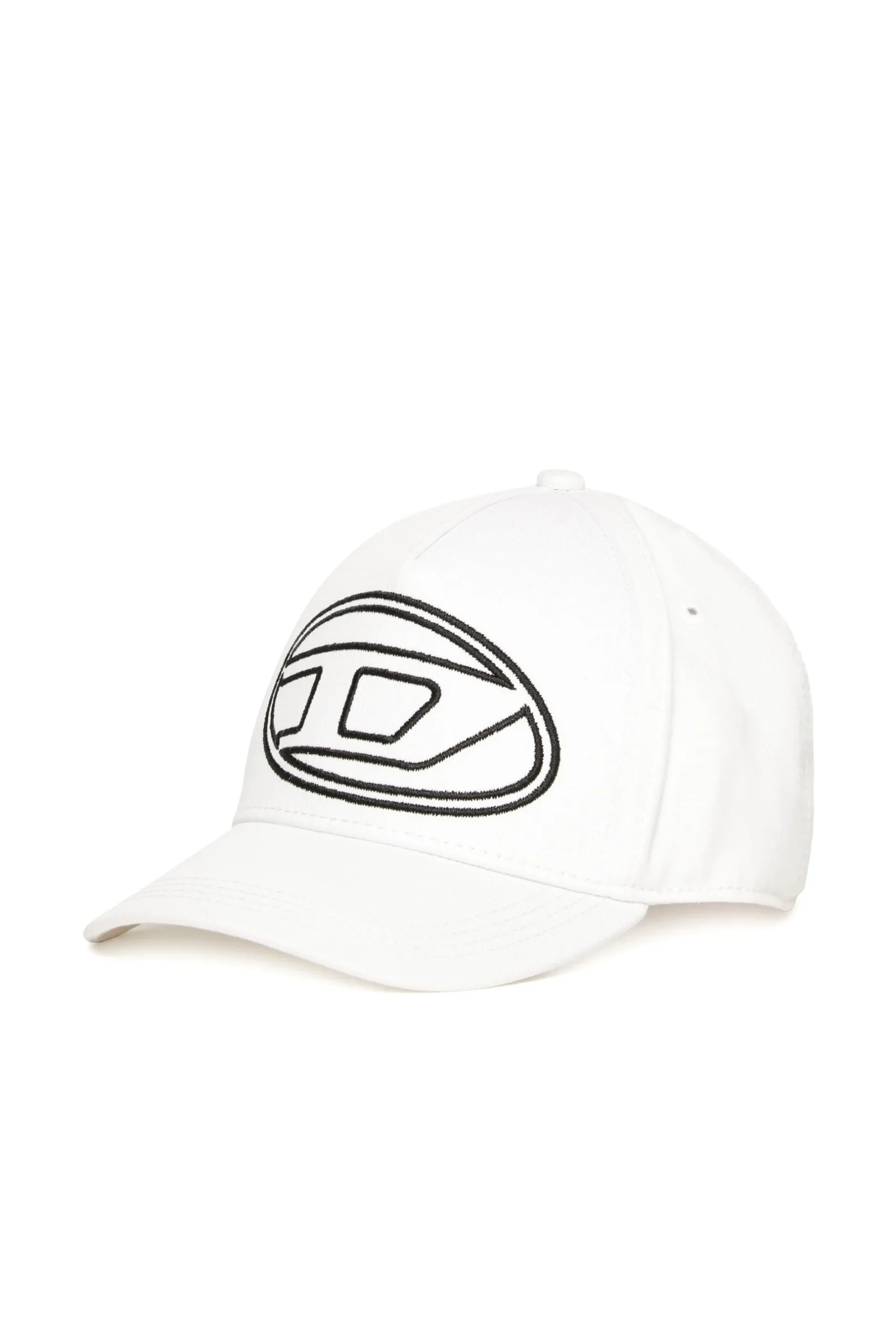 DIESEL Cappello da baseball in gabardina con logo Oval D | Bambino Oval D By Diesel | Oval D By Diesel