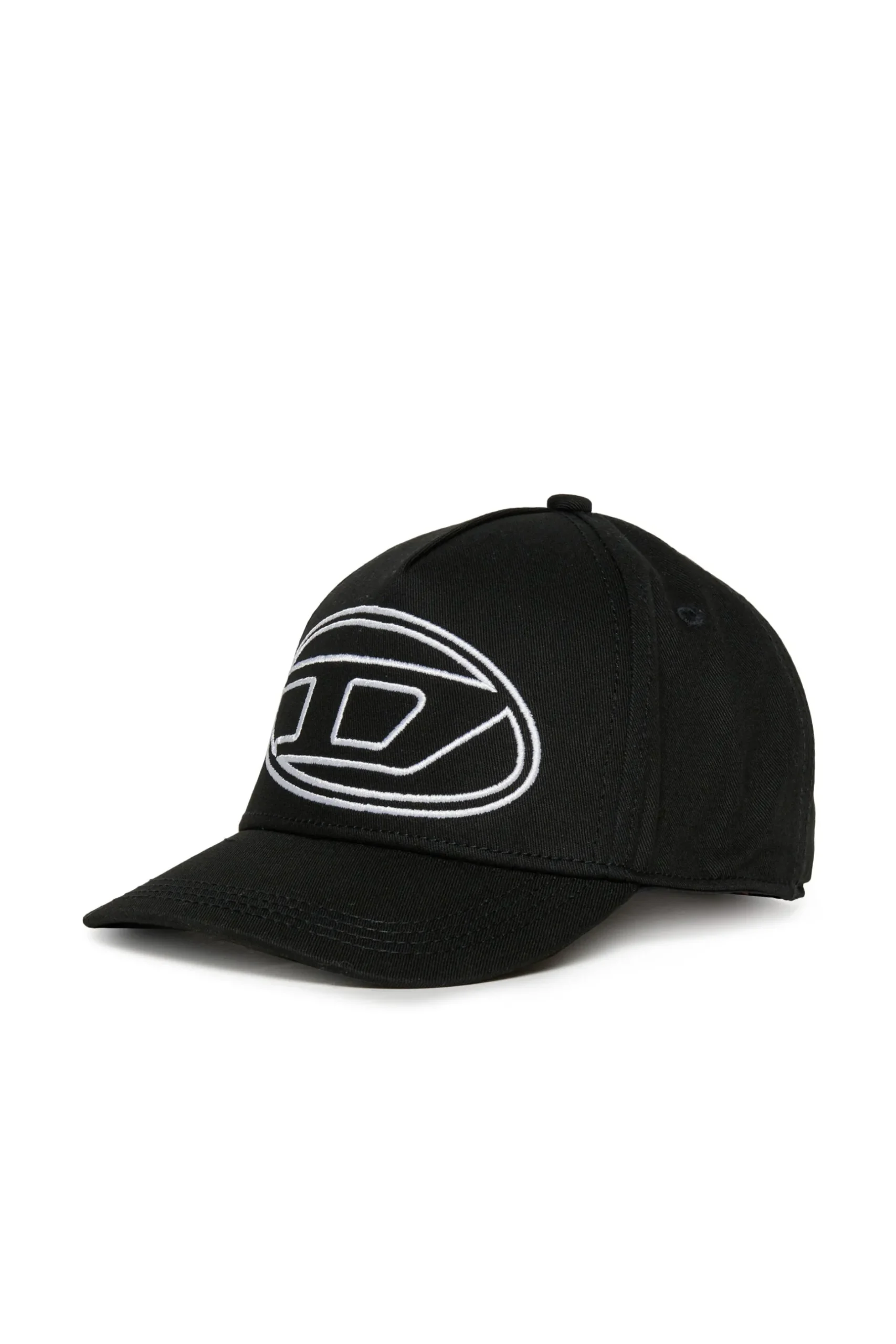 DIESEL Cappello da baseball in gabardina con logo Oval D | Bambino Oval D By Diesel | Oval D By Diesel
