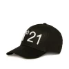 N°21 Cappello da baseball in gabardina con logo | Bambino Berretti E Cappelli | Berretti E Cappelli