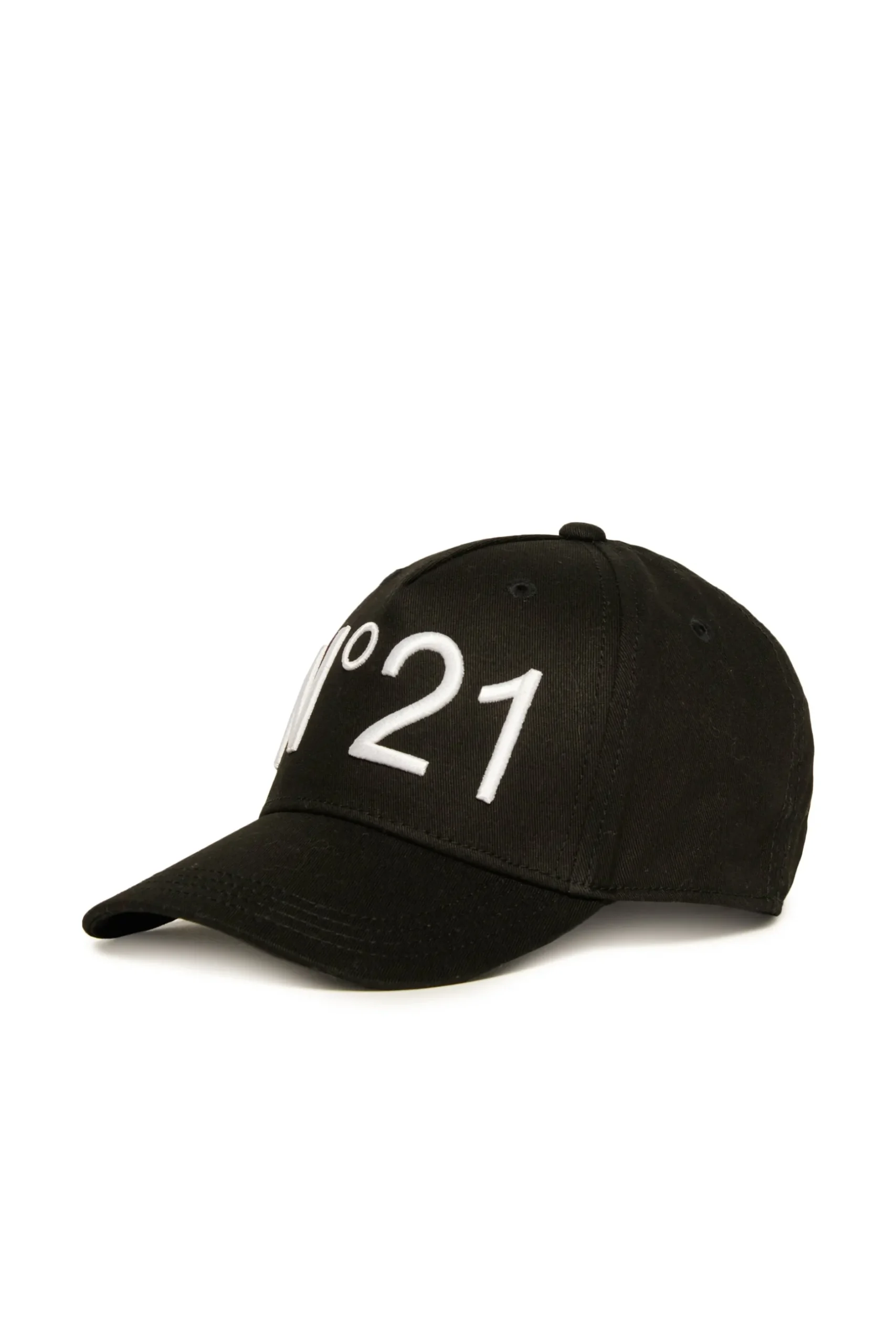 N°21 Cappello da baseball in gabardina con logo | Bambino Berretti E Cappelli | Berretti E Cappelli