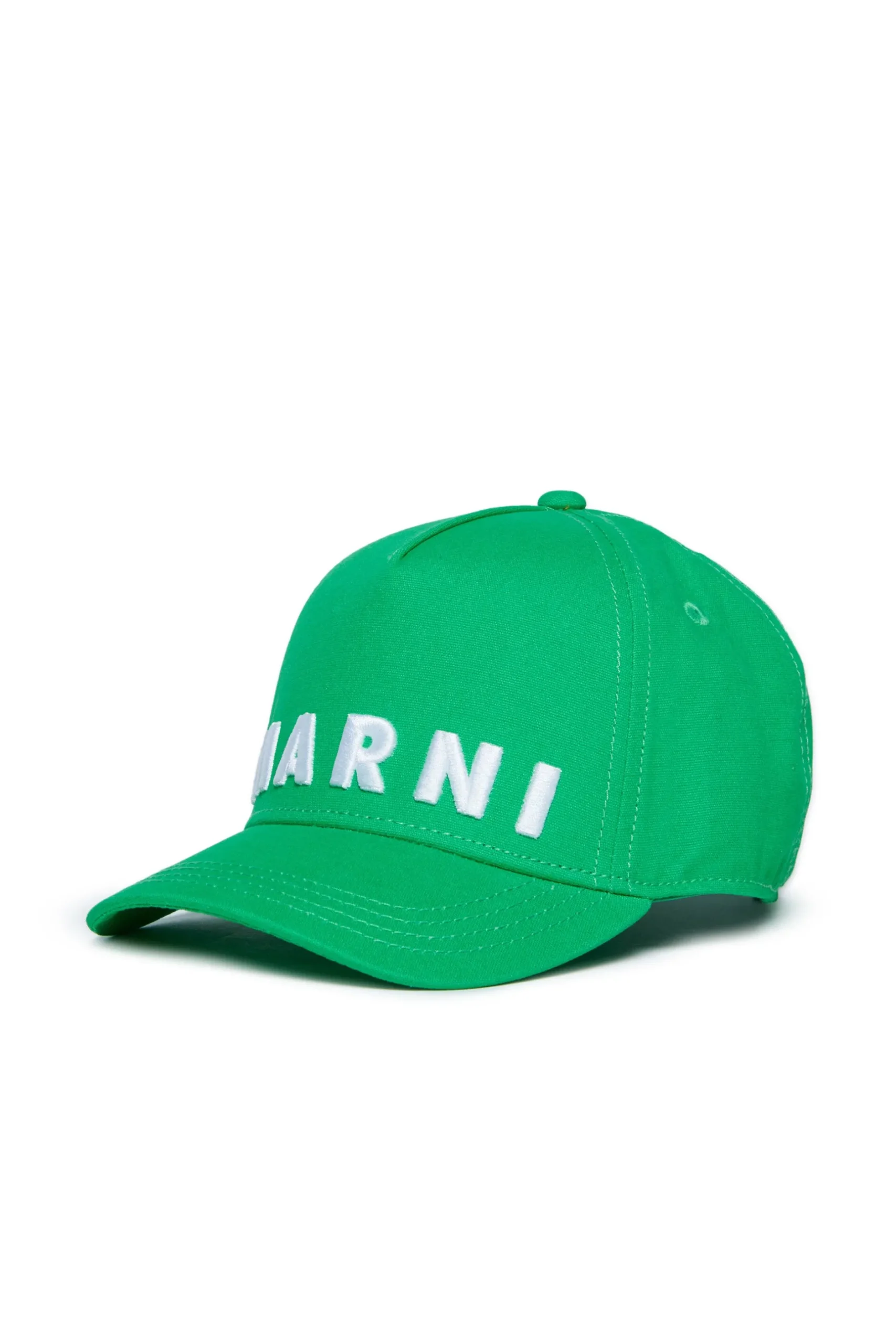 MARNI Cappello da baseball in gabardina con logo | Bambino Berretti E Cappelli | Logomania
