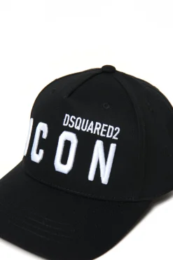 DSQUARED2 Cappello da baseball in gabardina con logo Icon | Bambino Berretti E Cappelli | Berretti E Cappelli