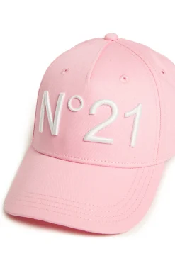 N°21 Cappello da baseball in gabardina con logo | Bambino Berretti E Cappelli | Logomania