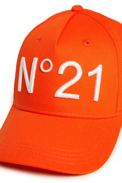 N°21 Cappello da baseball in gabardina con logo | Bambino Berretti E Cappelli | Logomania