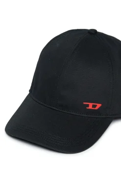 DIESEL Cappello da baseball in gabardina con grafica D | Bambino Swimwear | Swimwear