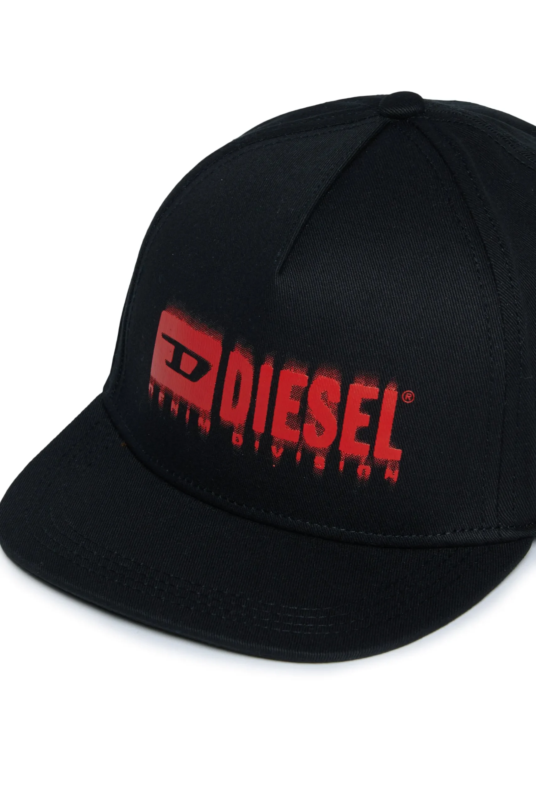 DIESEL Cappello da baseball in gabardina con logo degradé | Bambino Berretti E Cappelli | Logomania