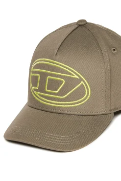 DIESEL Cappello da baseball in gabardina con logo Oval D | Bambino Oval D By Diesel | Oval D By Diesel