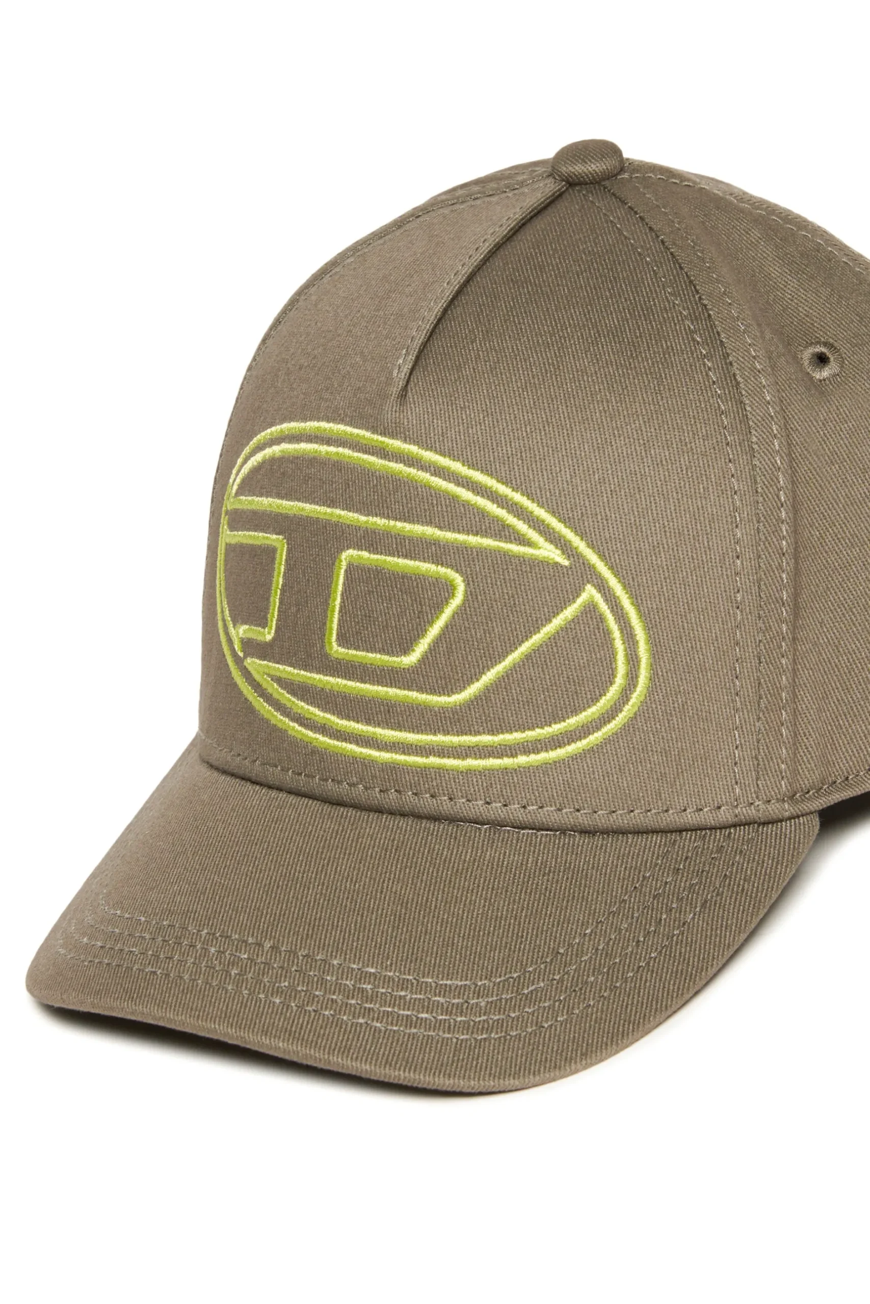 DIESEL Cappello da baseball in gabardina con logo Oval D | Bambino Oval D By Diesel | Oval D By Diesel