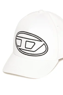DIESEL Cappello da baseball in gabardina con logo Oval D | Bambino Oval D By Diesel | Oval D By Diesel