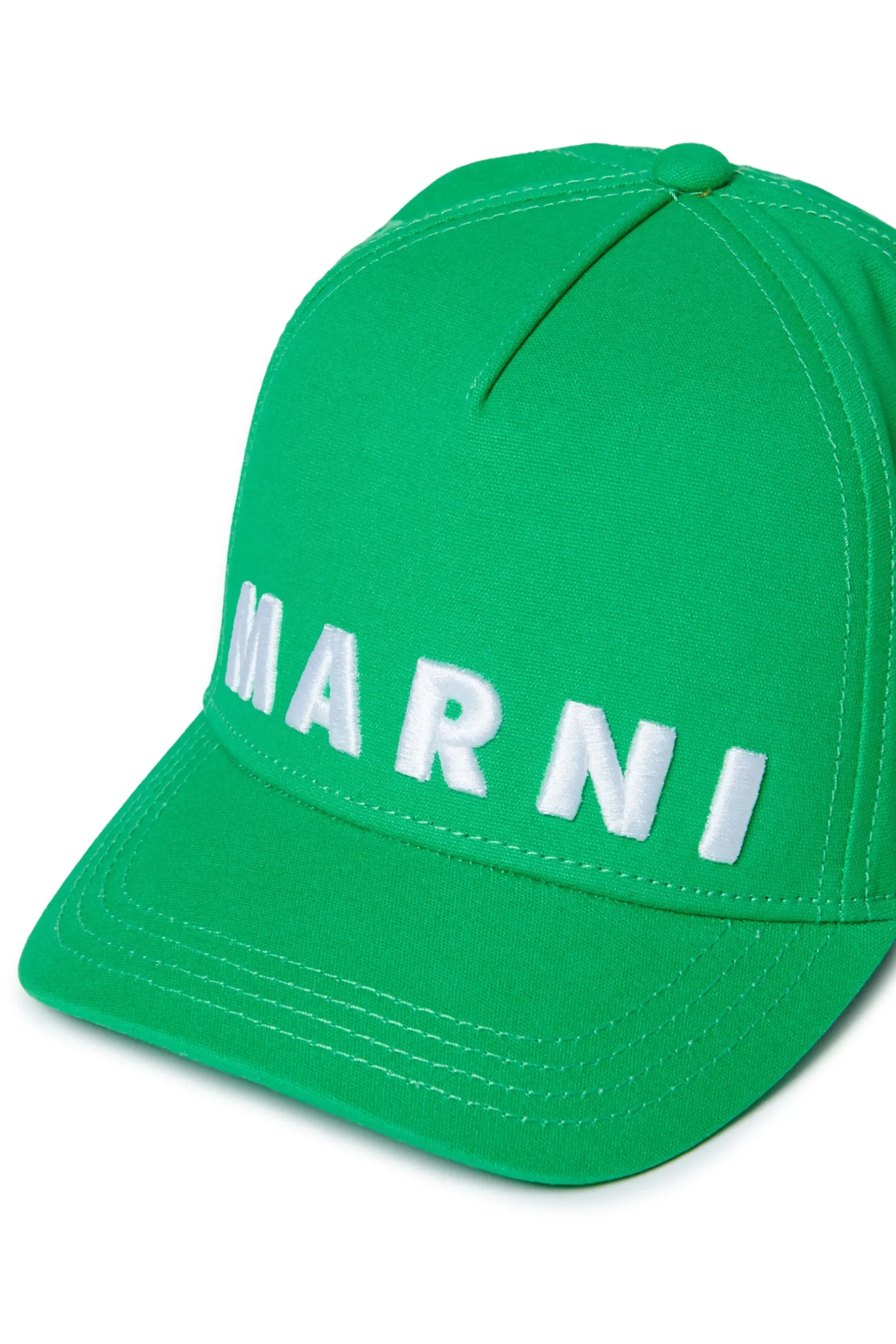 MARNI Cappello da baseball in gabardina con logo | Bambino Berretti E Cappelli | Logomania